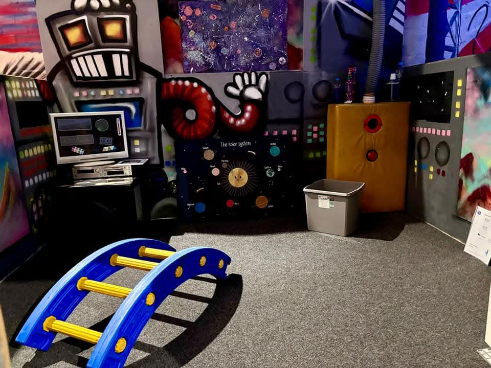 Creative activity setup at our Fforestfach nursery