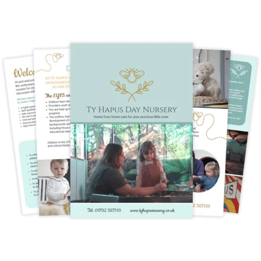 Parent information pack cover for Cwmdu