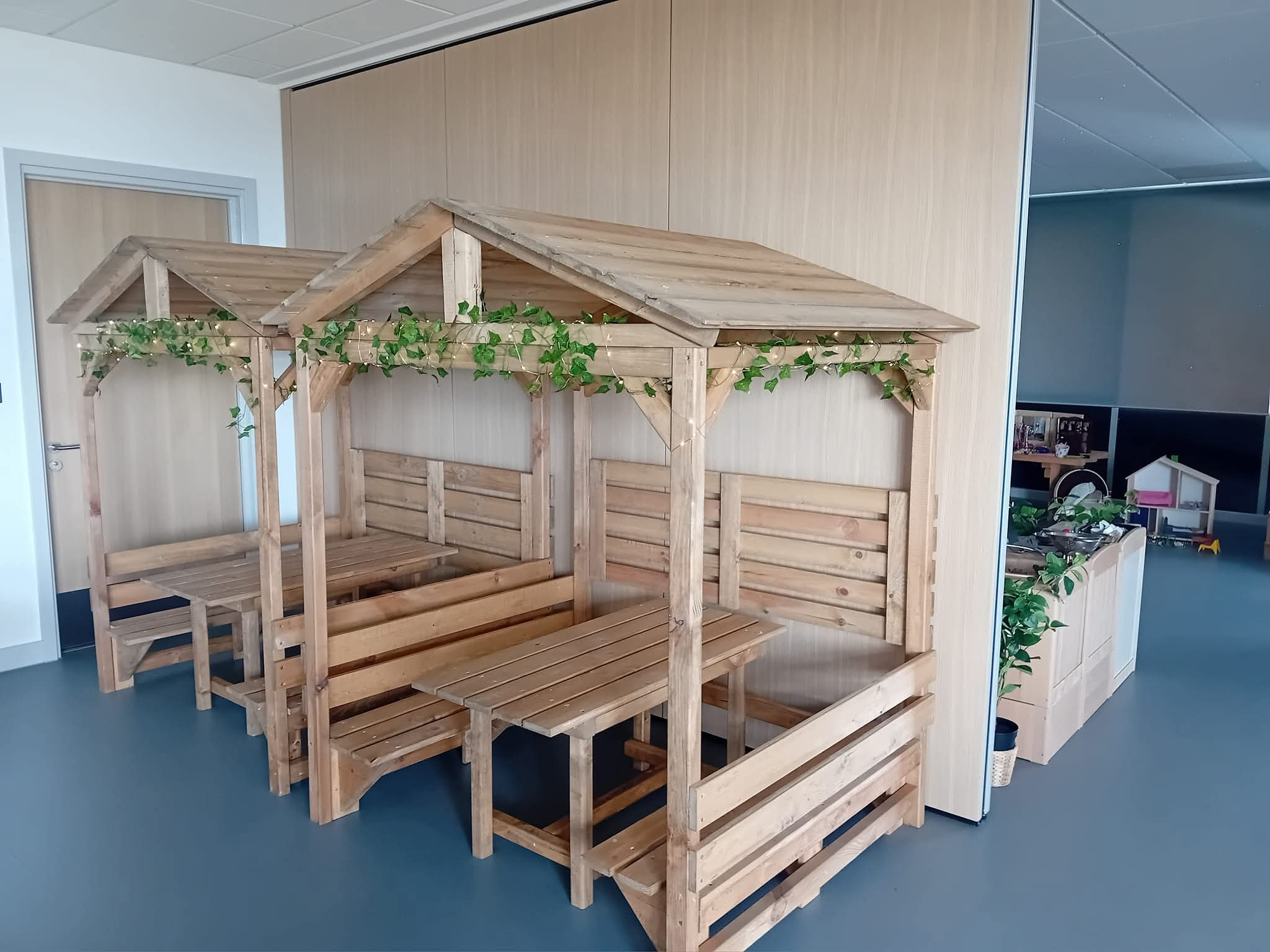 Children taking part in creative play activities at our Morriston nursery